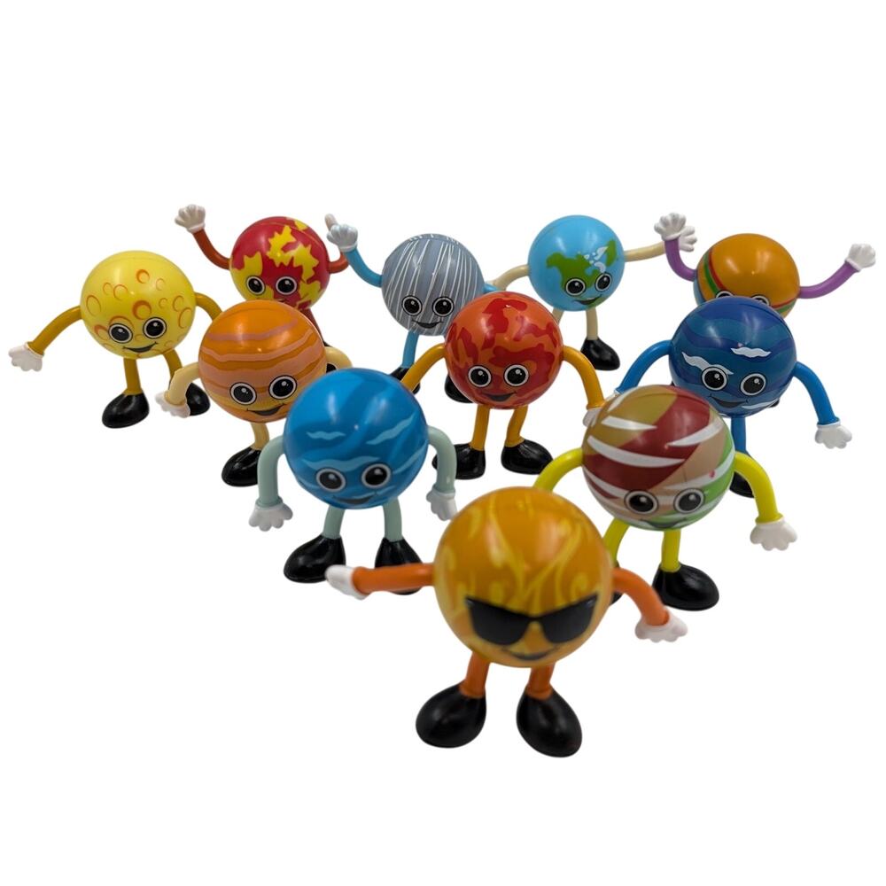 Solar System Planet Action Figures Set of 11 Educational Toy Collection